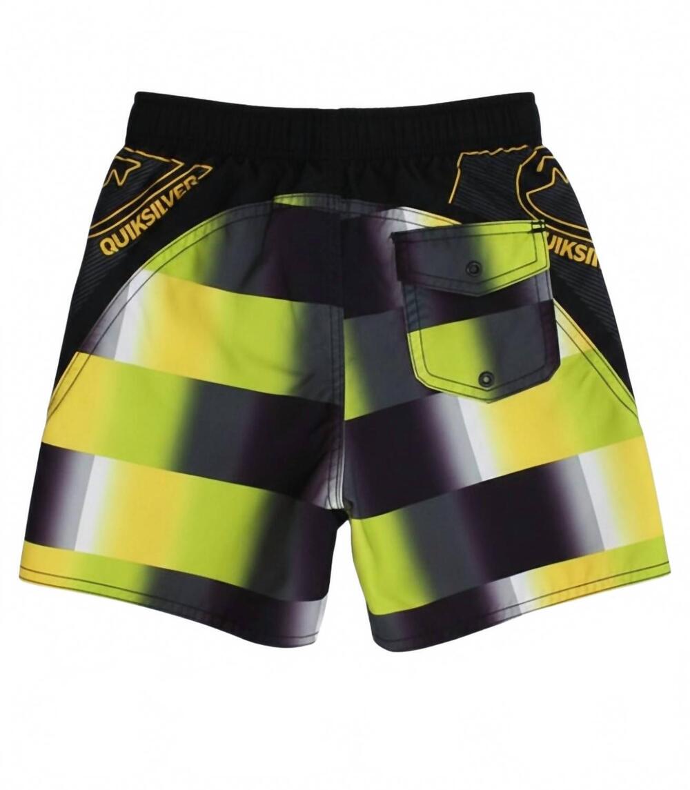 NEW QUIKSILVER kids talkabout volley shorts in lime